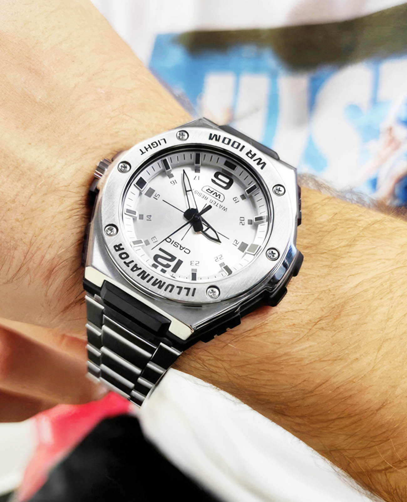 Casio Casio Collection MWA-100HD-7A , наручные мужские часы фото под углом