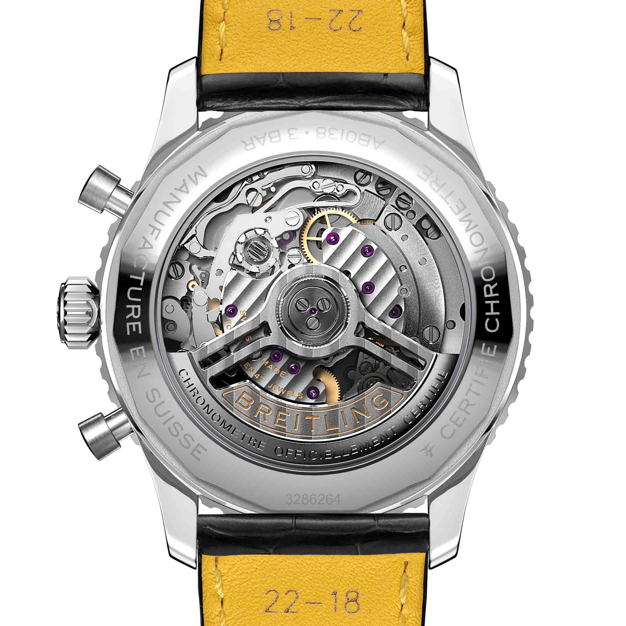 Breitling Breitling Navitimer B01 Chronograph 43 AB0138241L1P1 , наручные мужские часы фото под углом