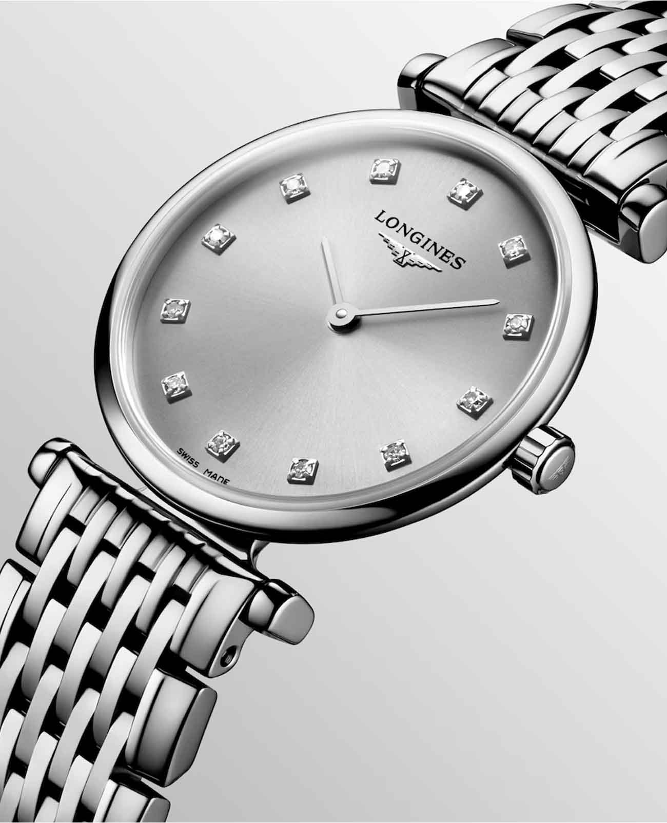 Longines Longines La Grande Classique L4.209.4.70.6 женские часы серебристый циферблат на запястье