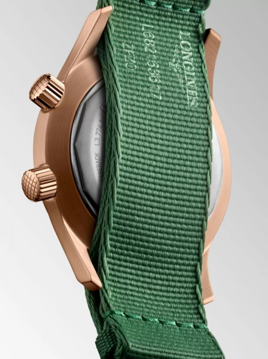 Longines Longines Legend Diver Watch L3.774.1.50.2  - задняя крышка металл сталь корпуса, швейцария часы