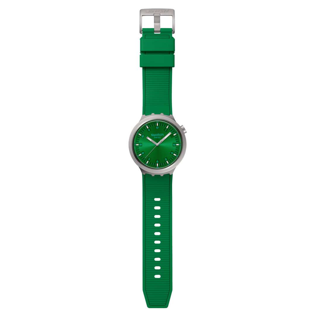 Swatch SB07S101 мужские часы застежка крупным планом