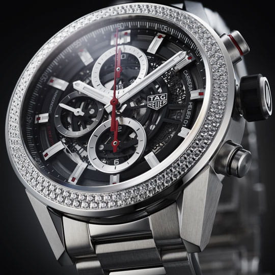 TAG Heuer TAG Heuer Carrera CAR201P.BA0766 мужские часы серый циферблат на запястье