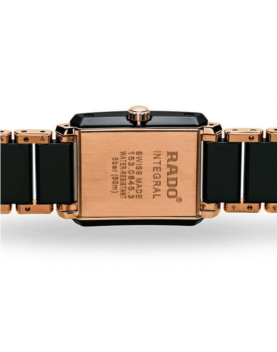Rado Rado Integral R20194162, integral швейцария женские часы на браслете сталь + pvd + керамика боковой вид