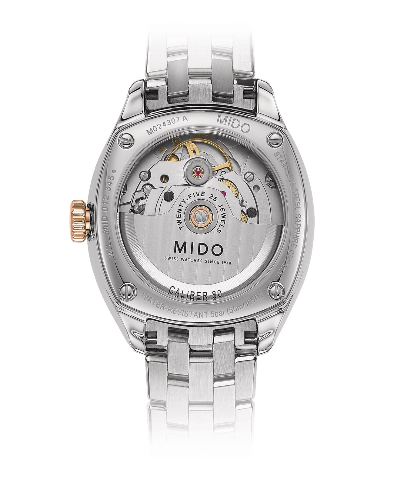 Mido Mido Belluna Royal Lady M024.307.22.116.00 , наручные женские часы фото под углом