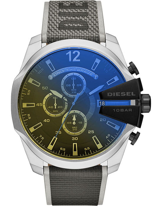 Diesel Diesel DZ4523  DZ4523 кварцевые мужские часы черный циферблат, браслет тканевый — вид спереди