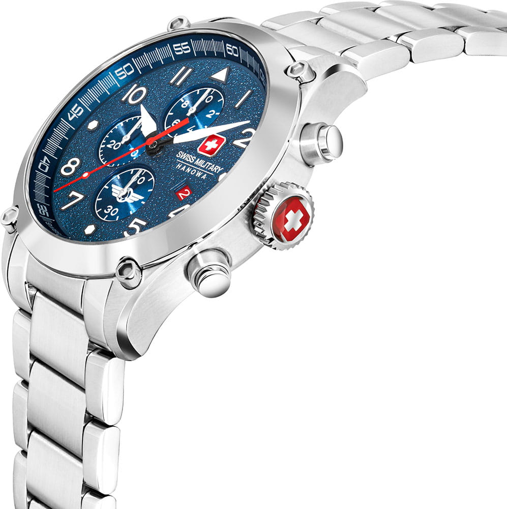 Swiss Military Hanowa Swiss Military Hanowa Aerograph SMWGI2101502 , наручные мужские часы фото под углом