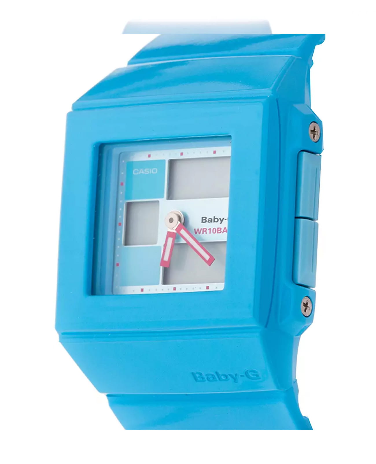 Casio Casio Baby-G BGA-200-2EDR, baby-g япония женские часы на браслете пластик боковой вид