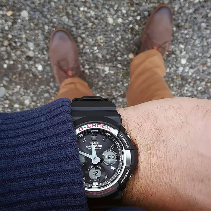 Casio Casio G-Shock GAW-100-1A  — детали корпуса и пластик