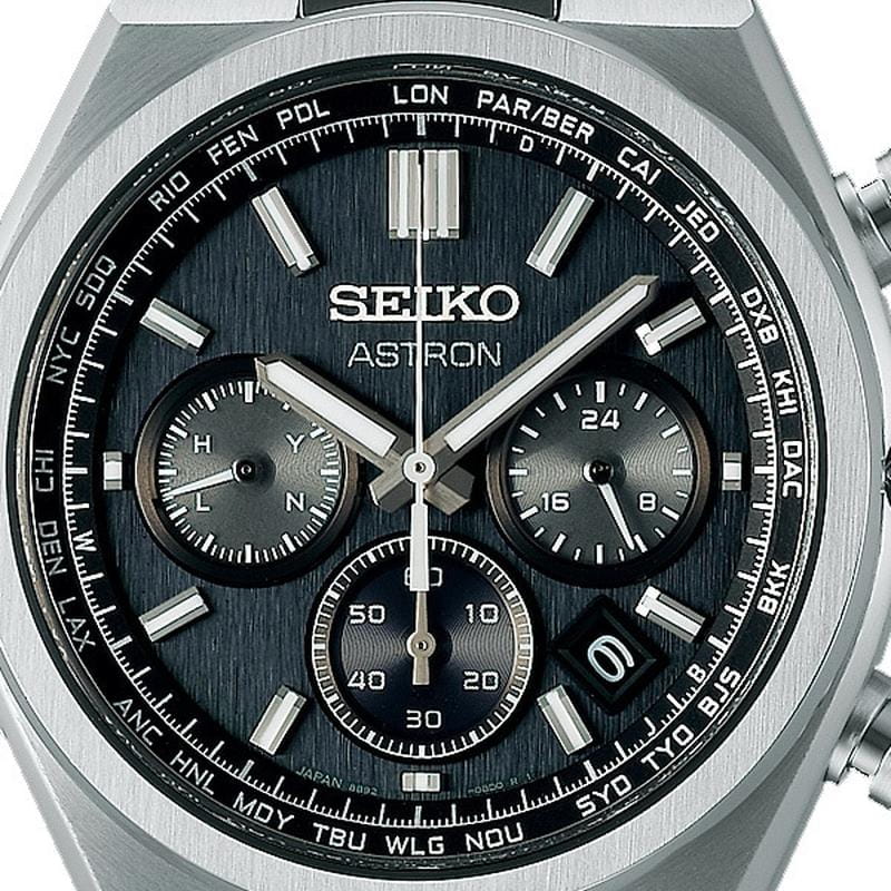 Seiko Seiko Astron Nexter Solar Radio SBXY097 , наручные мужские часы фото под углом