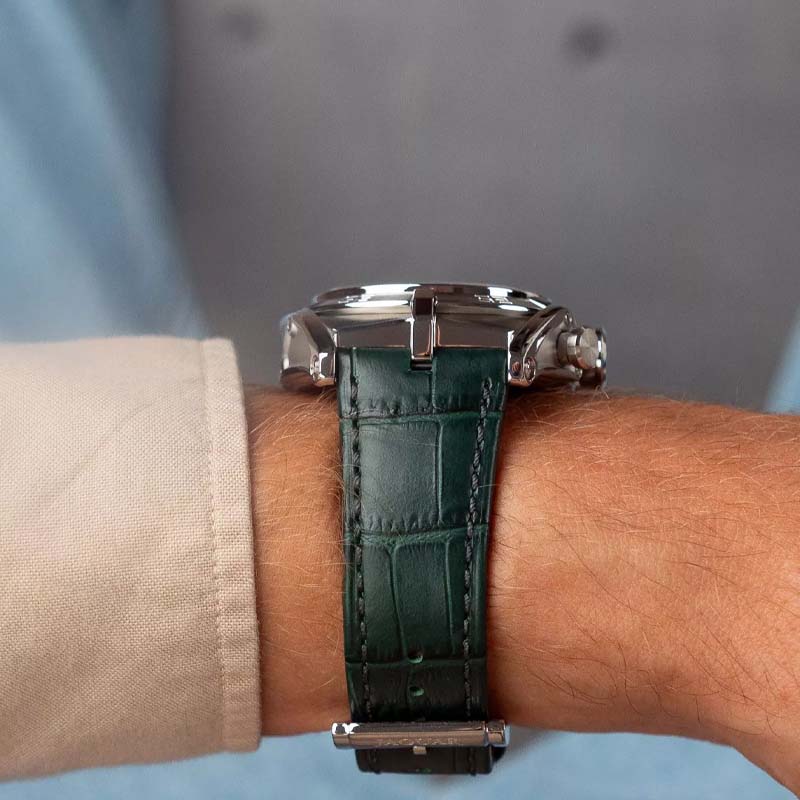 Jaguar Jaguar Executive Chrono J857/C мужские часы зеленый циферблат на запястье