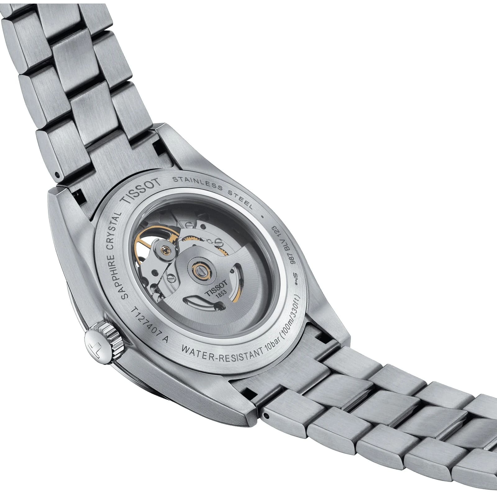 Оригинальные часы Tissot Tissot Gentleman Powermatic 80 Silicium T127.407.11.031.01 механические калибр механизма powermatic 80.601 общий вид