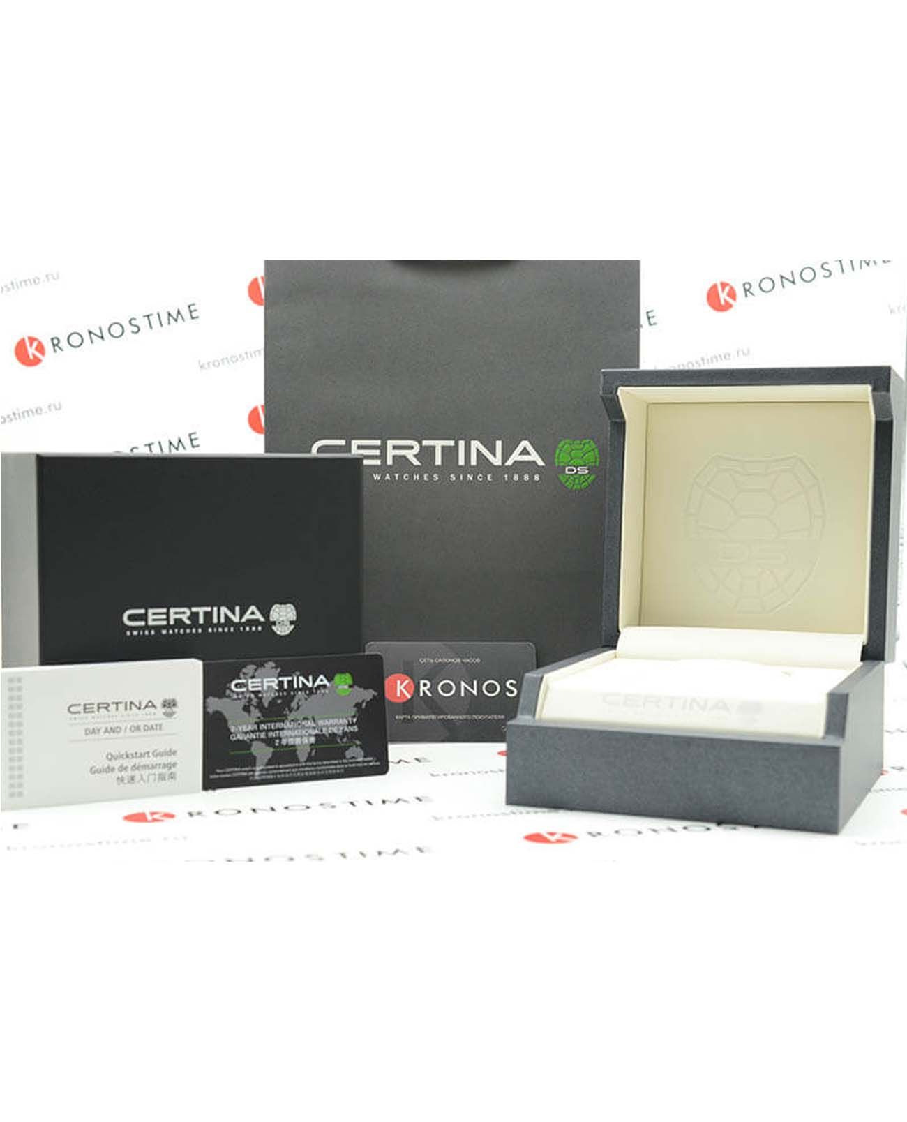 Certina Certina DS Rookie C016.410.11.057.00  — детали корпуса и нержавеющая сталь