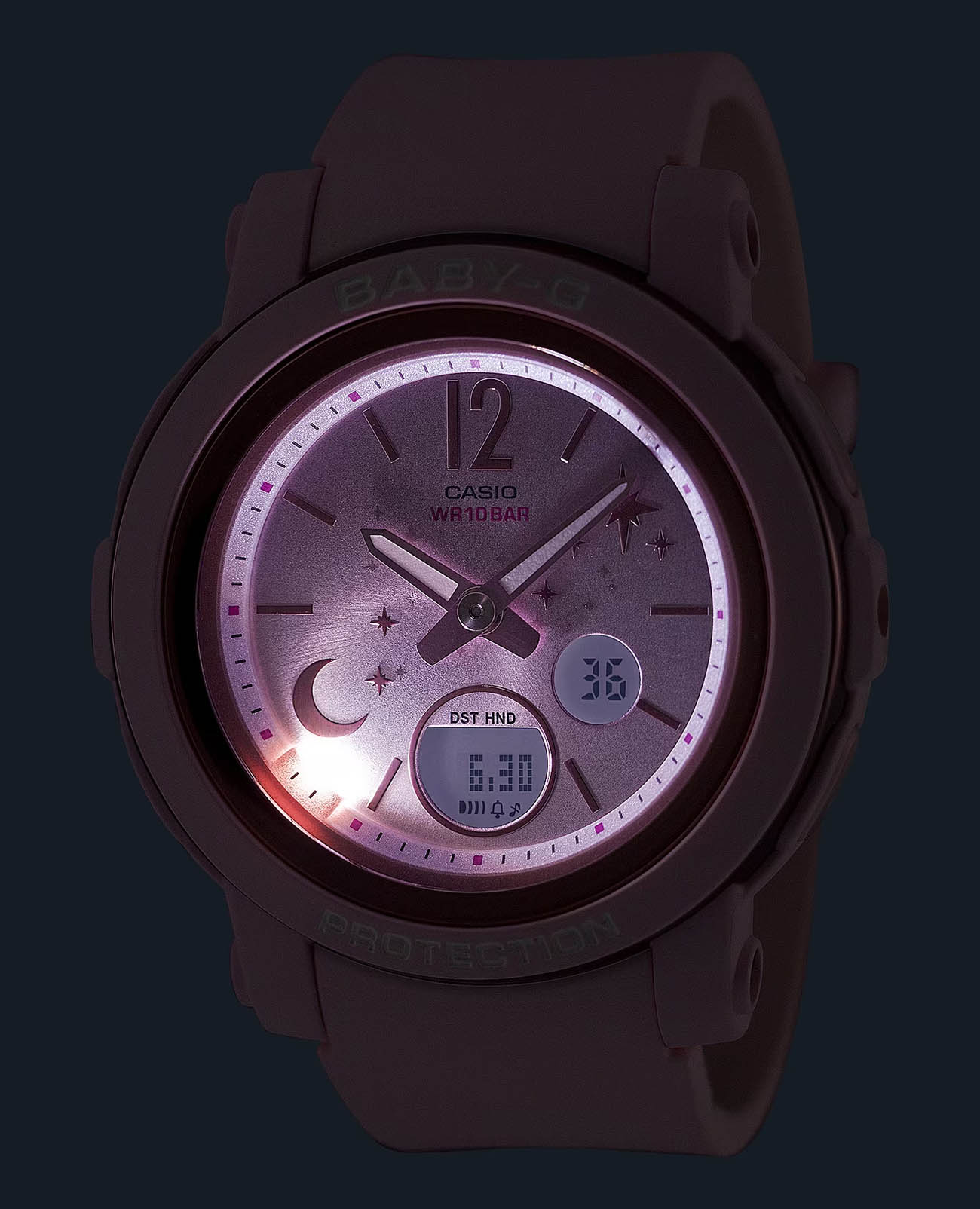 Оригинальные часы Casio Casio Baby-G BGA-290DS-4A кварцевые калибр механизма  общий вид