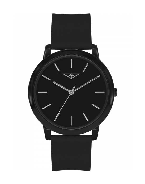 33 Element 33 Element 331926  331926 кварцевые женские часы черный циферблат, браслет силикон — вид спереди