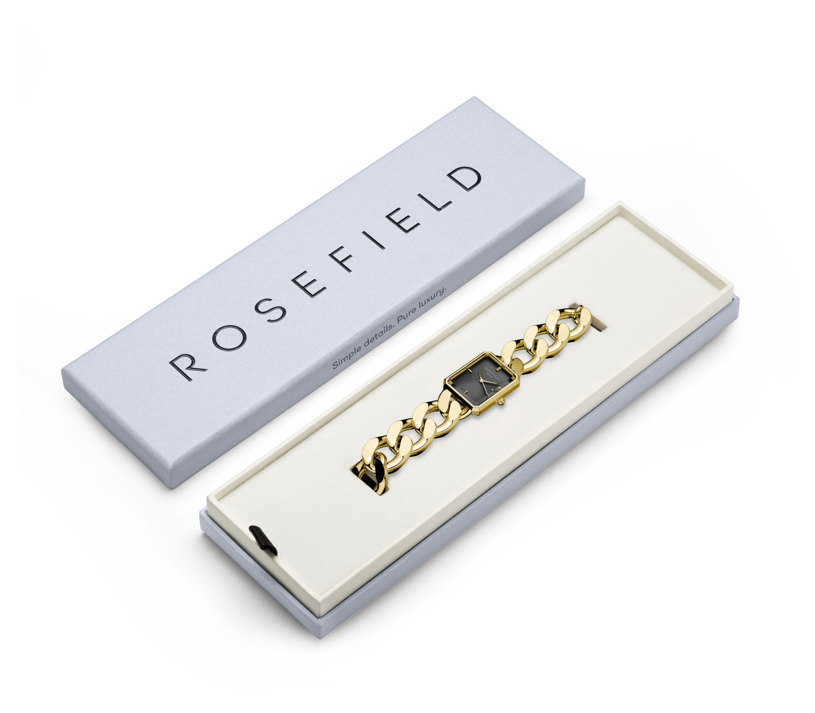 Rosefield Rosefield The Octagon SBGSG-O57 женские часы черный циферблат на запястье