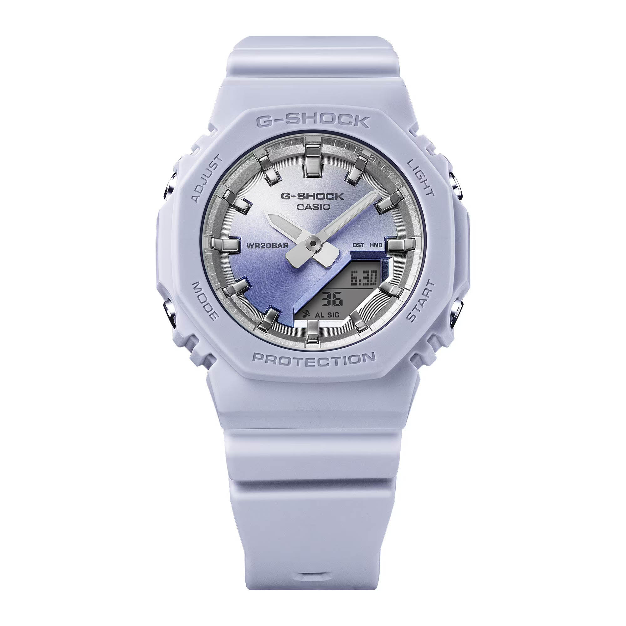 Casio Casio G-Shock GMA-P2100SG-2ADR (GMA-P2100SG-2A), g-shock япония женские часы на браслете пластик боковой вид