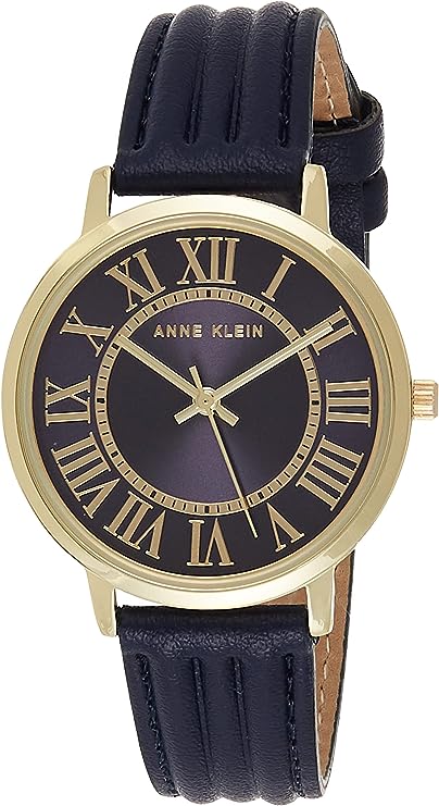 Anne Klein Anne Klein Leather 3836GPNV  - задняя крышка сталь металл корпуса, сша часы