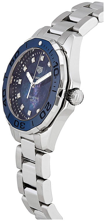 TAG Heuer TAG Heuer Aquaracer WAY131L.BA0748, aquaracer швейцария женские часы на браслете нержавеющая сталь боковой вид