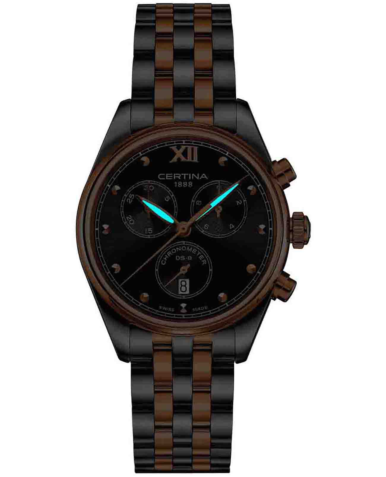 Certina C0332342208800 женские часы застежка крупным планом