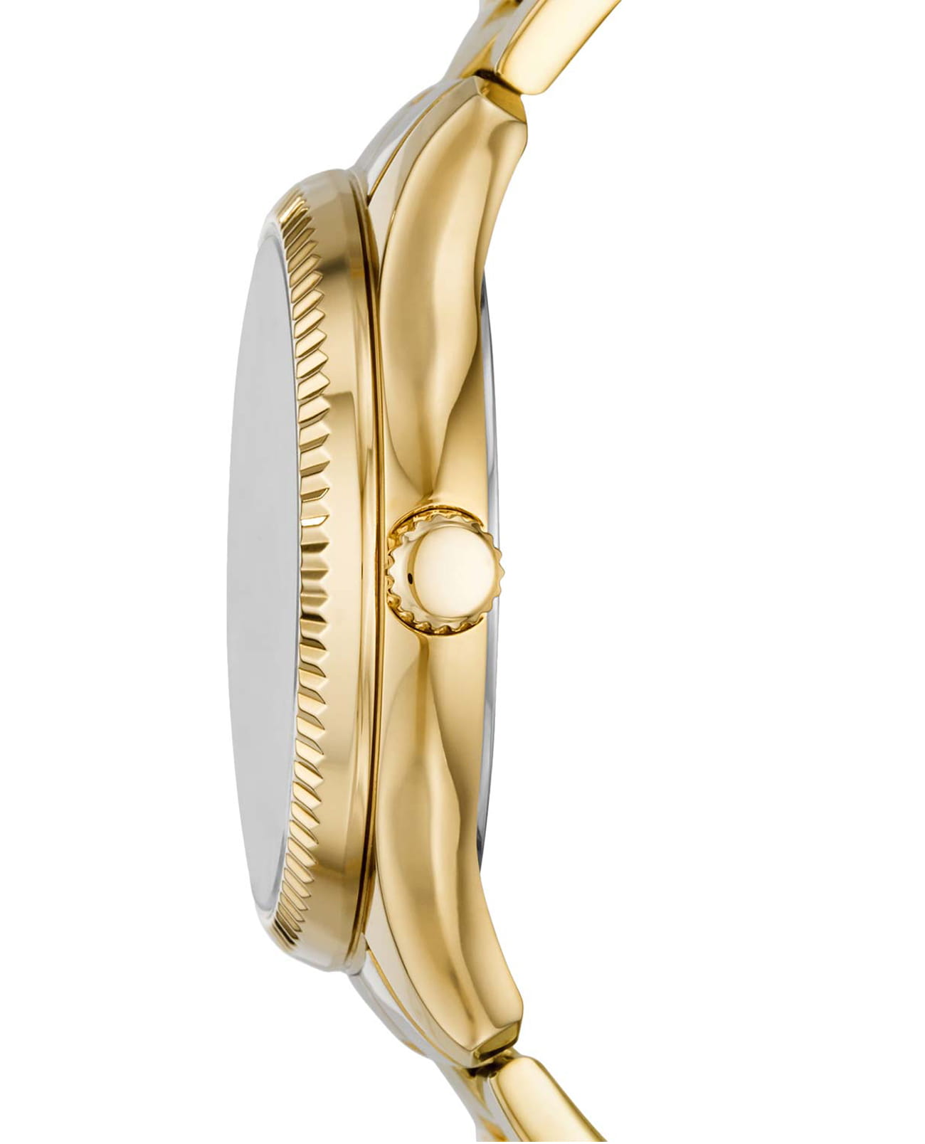 Fossil Fossil FB-01  BQ3692,  сша женские часы на браслете нержавеющая сталь боковой вид