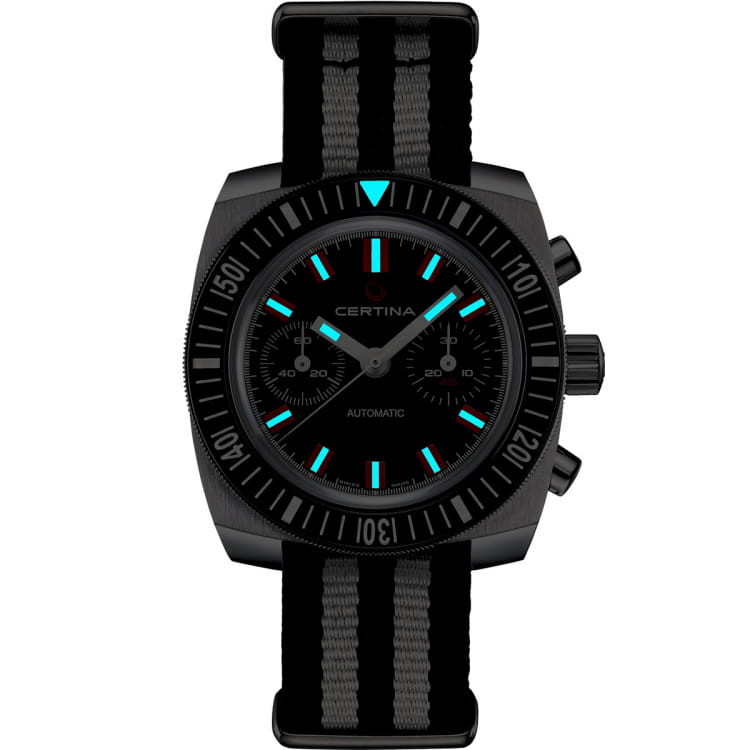 Оригинальные часы Certina Certina DS Chronograph Automatic C040.462.18.051.00 механические калибр механизма a05.h31 общий вид