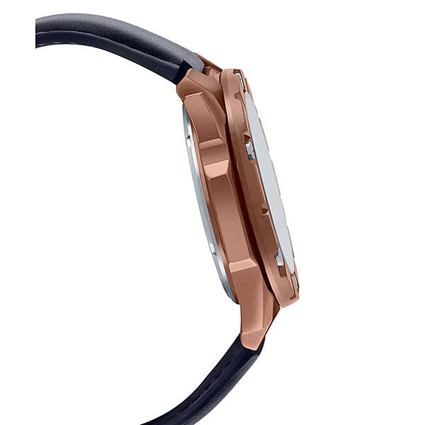 Casio Casio Edifice EFR-569BL-1A, edifice япония мужские часы на браслете кожаный боковой вид