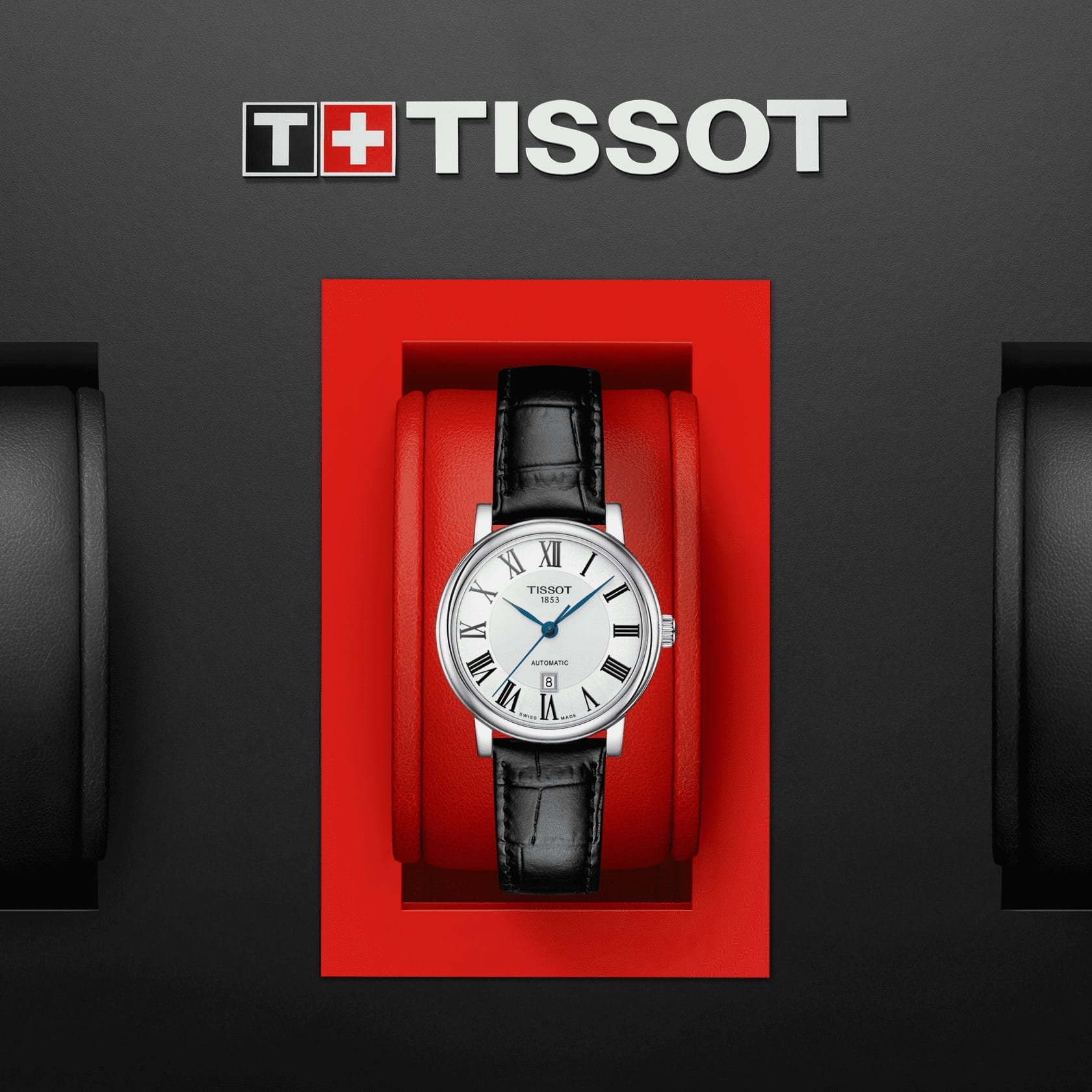 Tissot Tissot Carson Premium Automatic Lady T122.207.16.033.00 женские часы белый циферблат на запястье