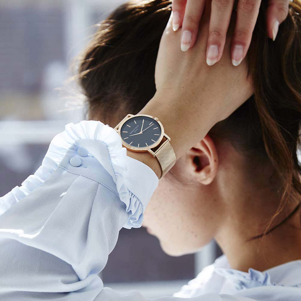 Rosefield Rosefield The Mercer TBR-T59  — детали корпуса и сталь c pvd покрытием