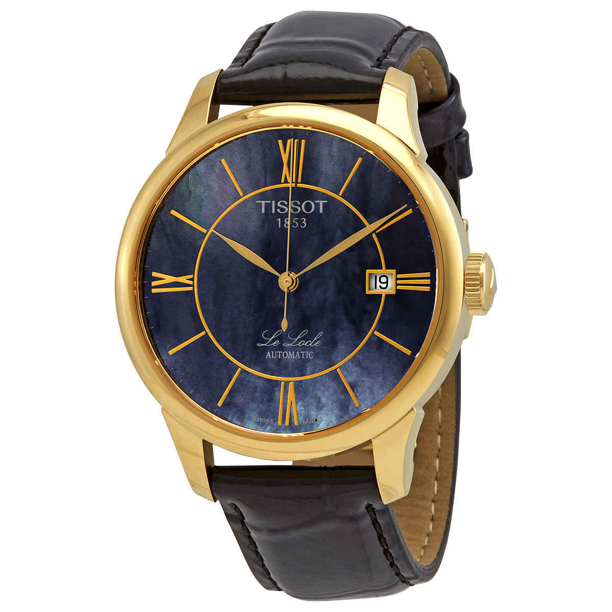 Tissot Tissot T-Classic Le Locle Automatic T41.5.423.93, t-classic швейцария женские часы на браслете кожаный боковой вид