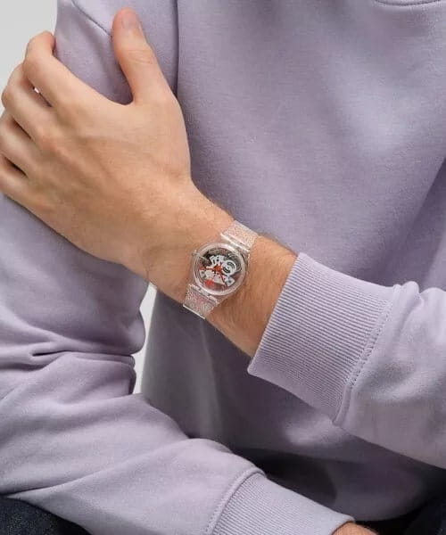 Swatch Swatch Gent Biosourced Standart SO28Z129 швейцария наручные женские часы заводная головка с логотипом Swatch