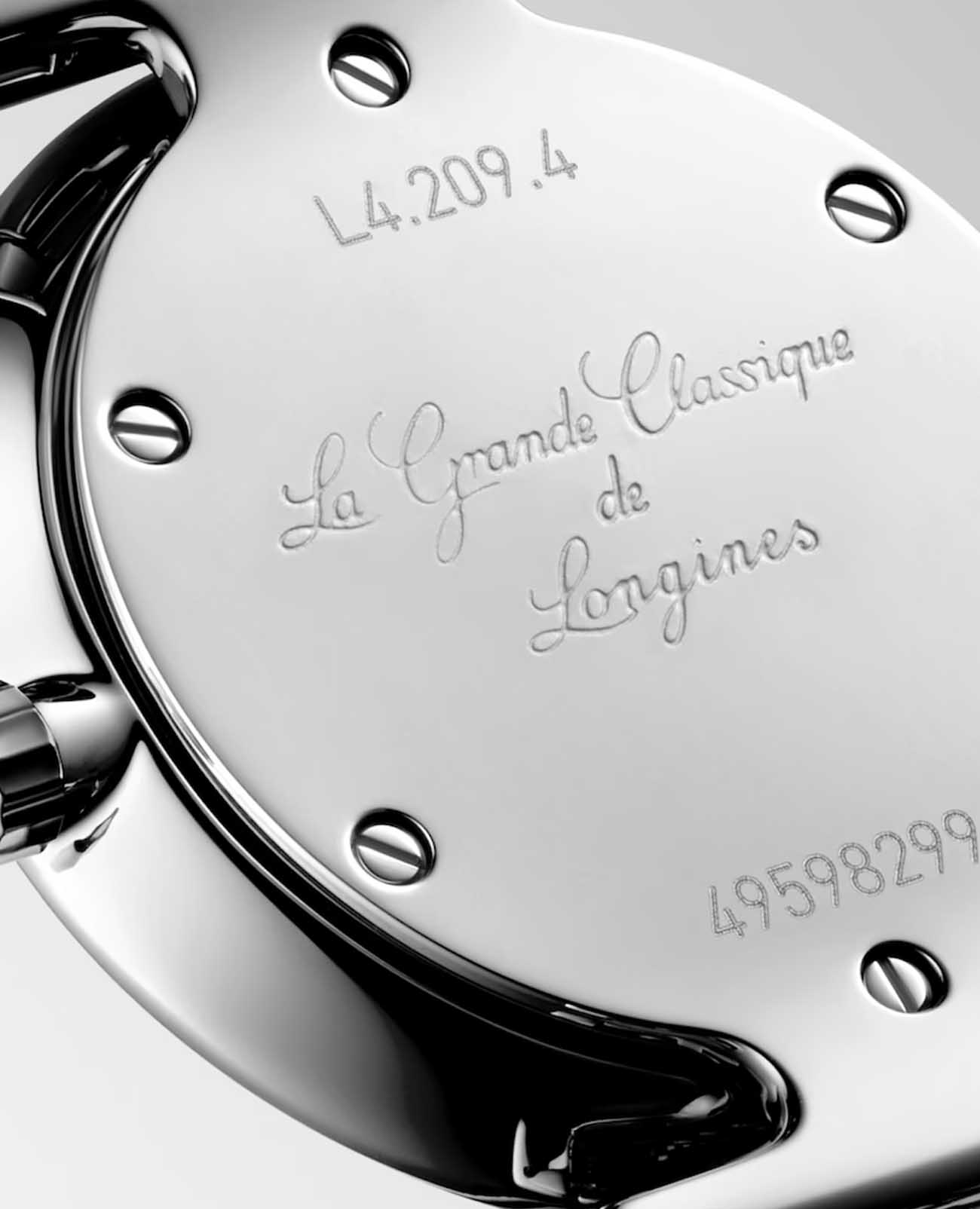 Longines Longines La Grande Classique L4.209.4.70.6 кварцевые женские часы часы крупный план серебристый циферблата