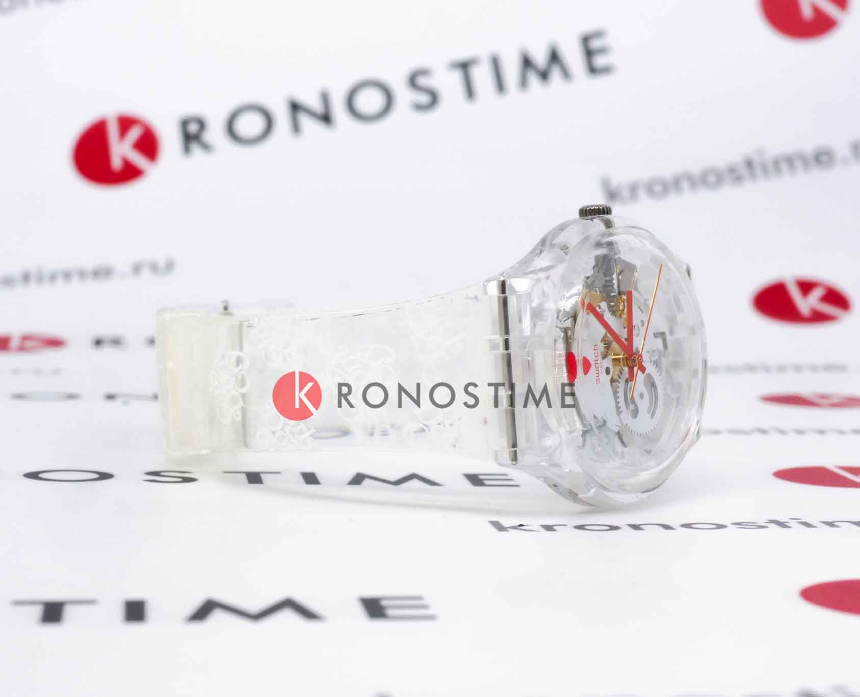 Оригинальные часы Swatch Swatch Gent Biosourced Standart SO28Z129 кварцевые калибр механизма  общий вид