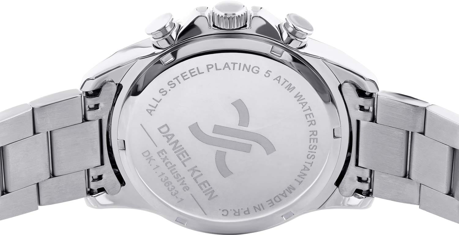 Daniel Klein Daniel Klein Exclusive DK.1.13633-1,  турция мужские часы на браслете нержавеющая сталь боковой вид