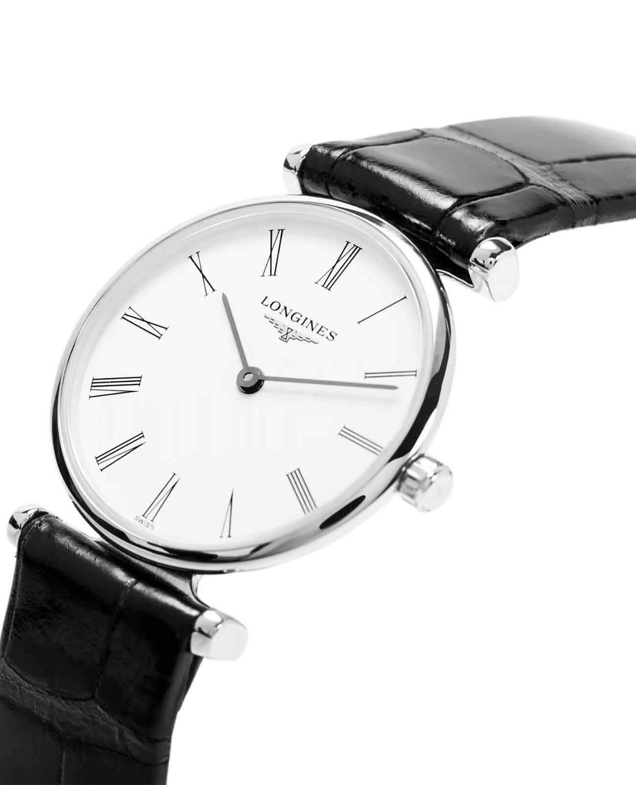 Longines Longines La Grande Classique L4.512.4.11.2, la grande classique швейцария женские часы на браслете кожаный боковой вид