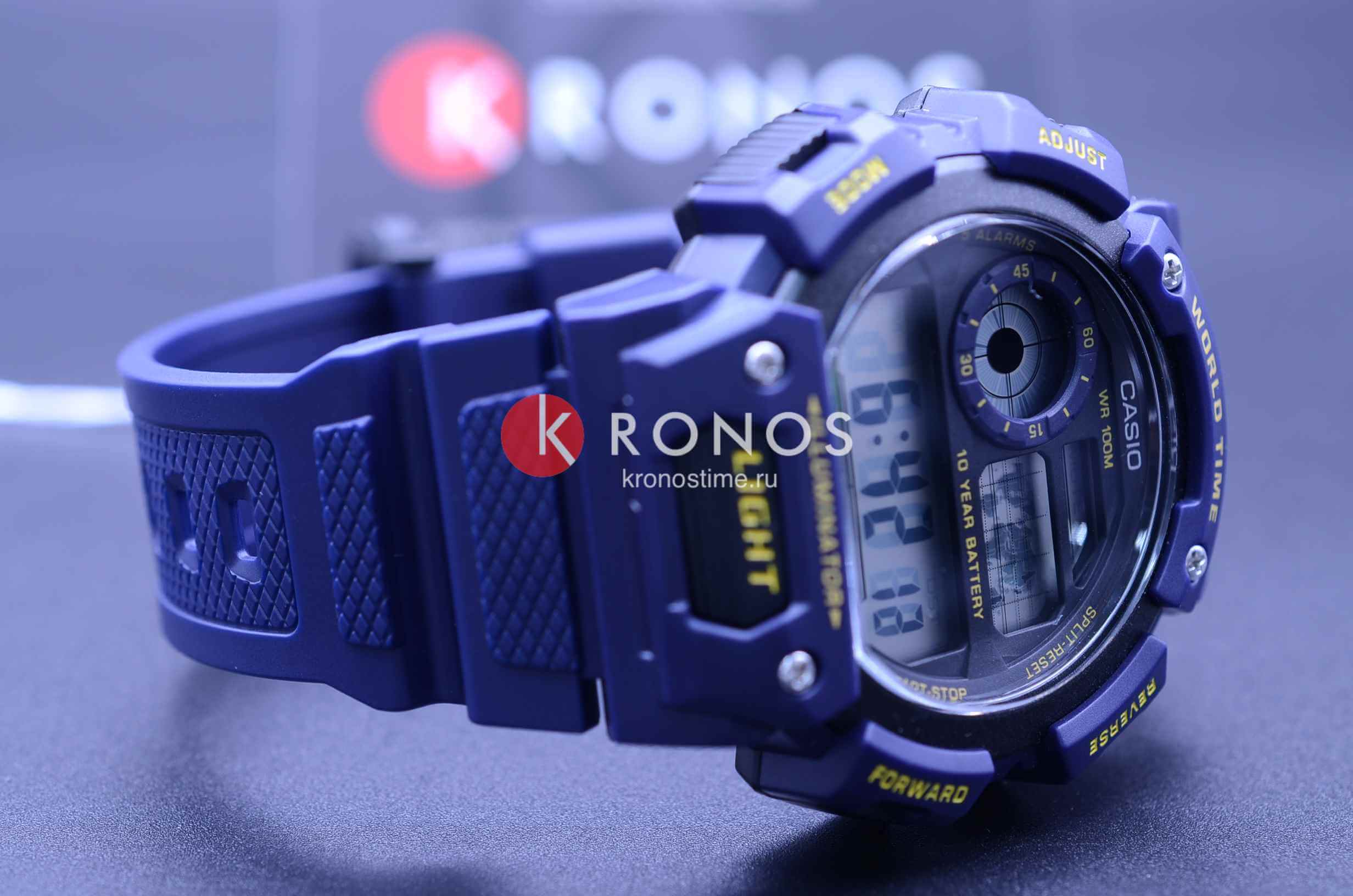 Casio Casio Collection AE-1400WH-2A , наручные мужские часы фото под углом