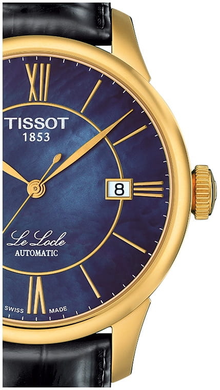 Tissot Tissot T-Classic Le Locle Automatic T41.5.423.93 Le Locle Automatic, наручные женские часы фото под углом