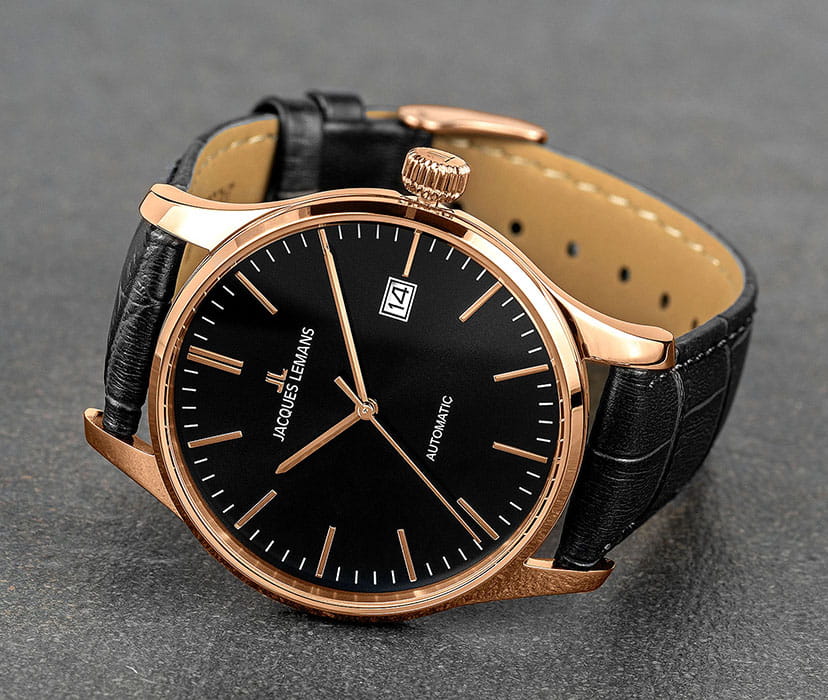 Jacques Lemans Jacques Lemans Classic 1-2073E, jl classic австрия мужские часы на браслете кожаный боковой вид