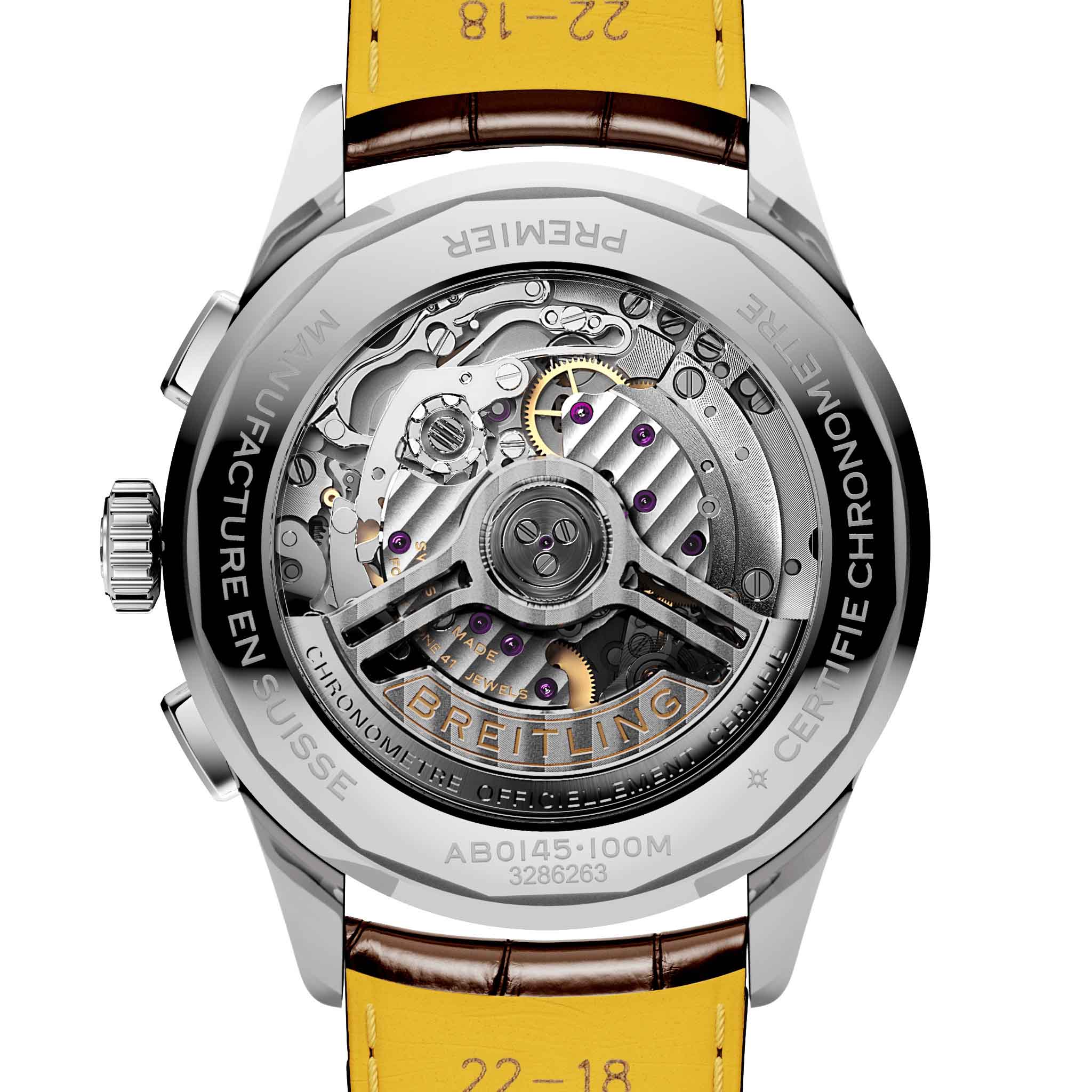 Breitling Breitling Premier B01 Chronograph 42 AB0145371L1P1 , наручные мужские часы фото под углом