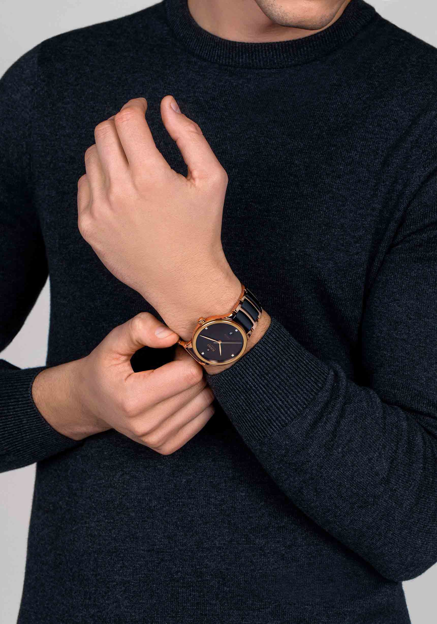 Оригинальные часы Rado Rado Centrix Automatic R30017712 механические калибр механизма  общий вид