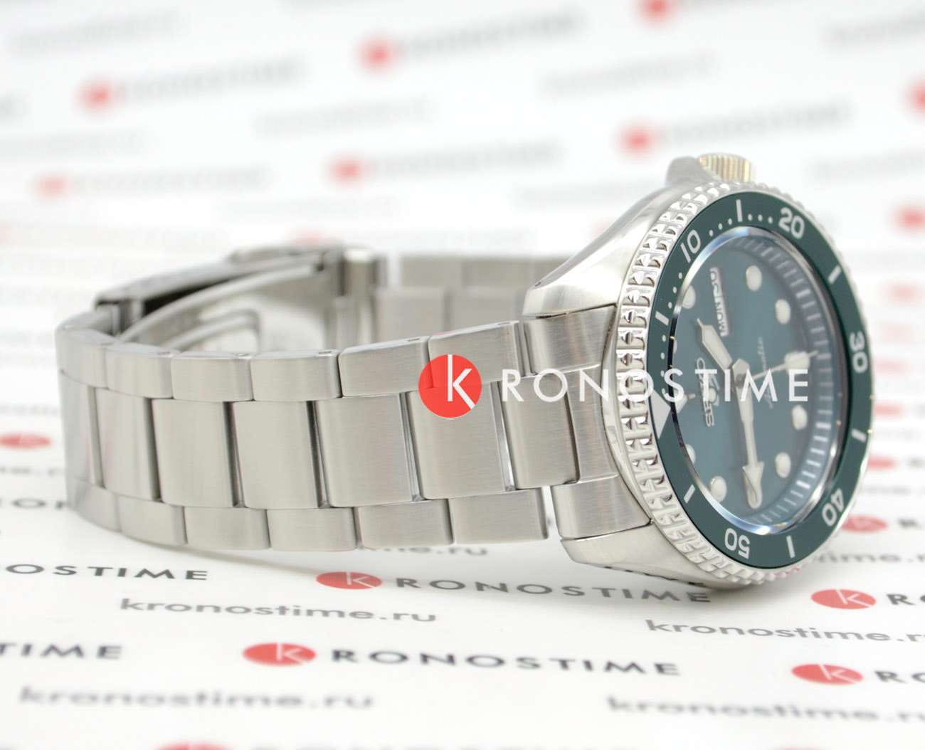 Seiko Seiko 5 Sports SRPD63K1, 5 sports япония мужские часы на браслете нержавеющая сталь боковой вид