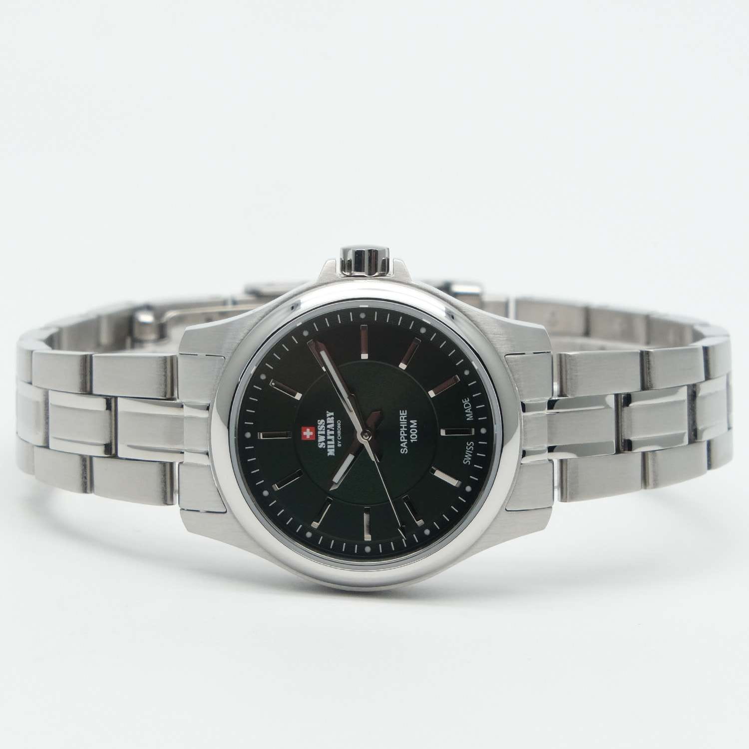 Оригинальные часы Swiss Military by Chrono Swiss Military by Chrono Сверхточные SM30201.31 кварцевые калибр механизма eta f03.401 общий вид