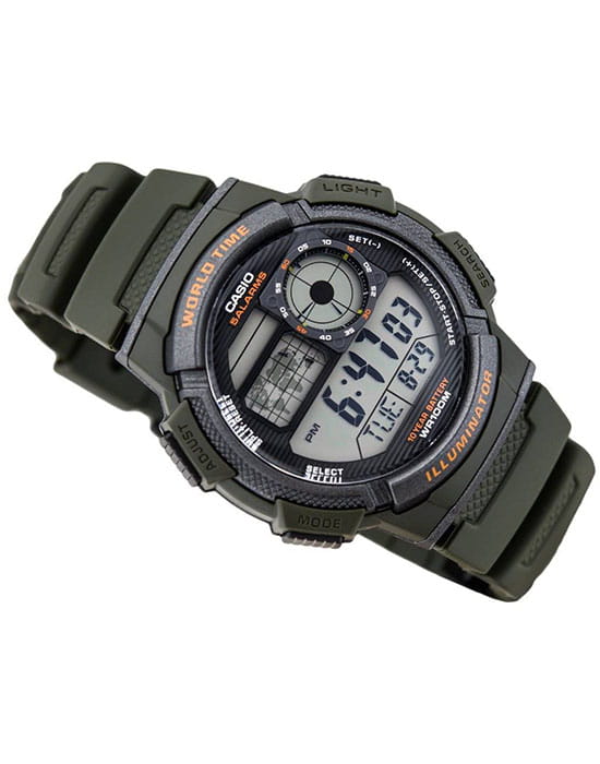 Casio Casio Collection AE-1000W-3AVDF (AE-1000W-3A)  - задняя крышка пластик корпуса, япония часы