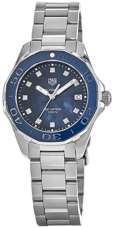 Оригинальные часы TAG Heuer TAG Heuer Aquaracer WAY131L.BA0748 кварцевые калибр механизма  общий вид