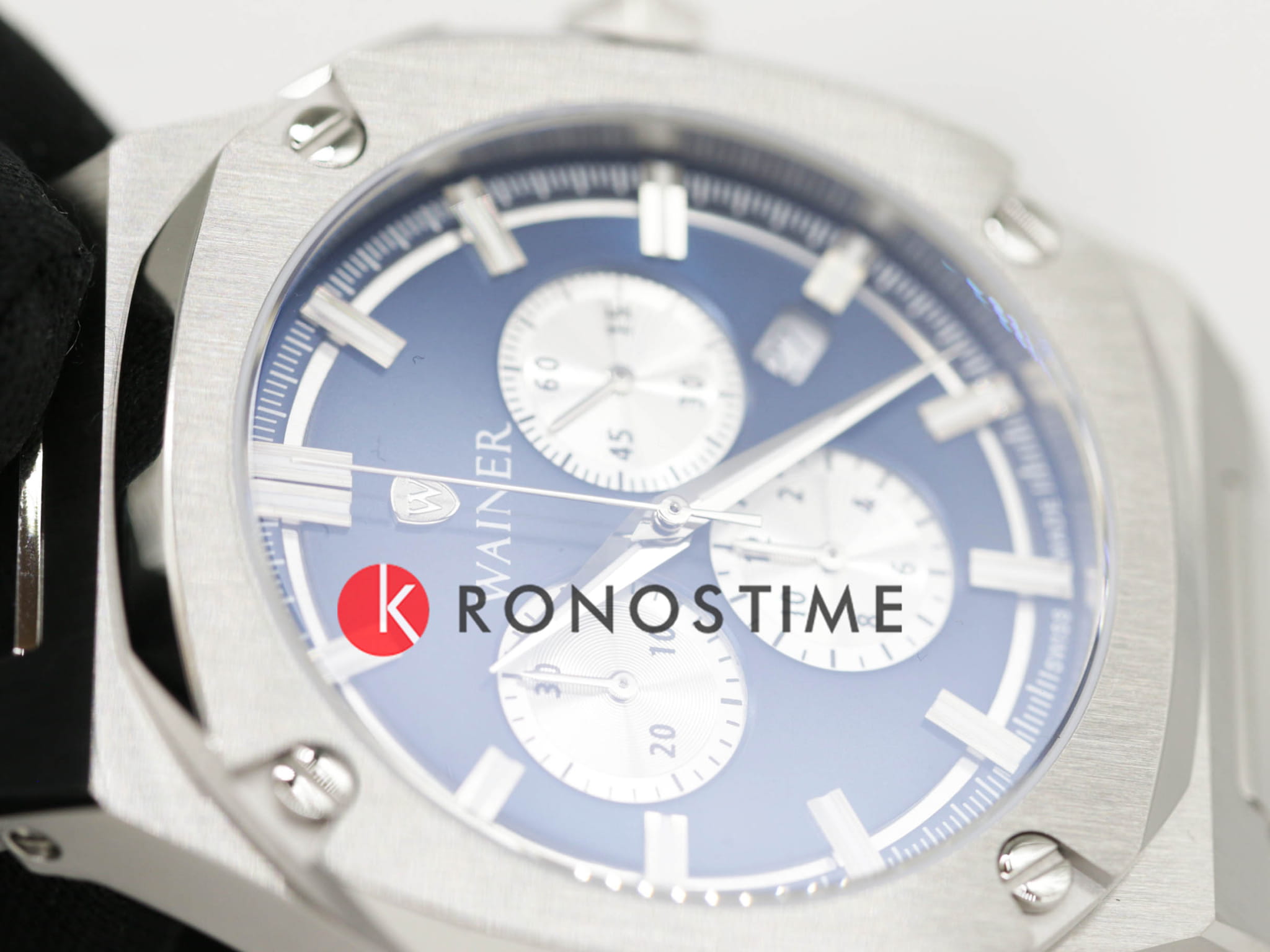 Оригинальные часы Wainer Wainer Wall Street WA.10000-A кварцевые калибр механизма  общий вид