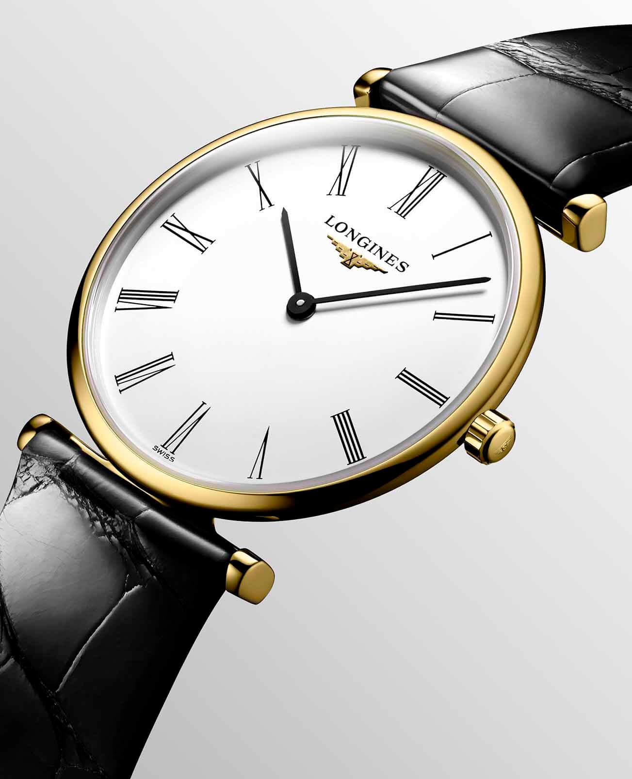 Longines Longines La Grande Classique L4.512.2.11.2 женские часы белый циферблат на запястье