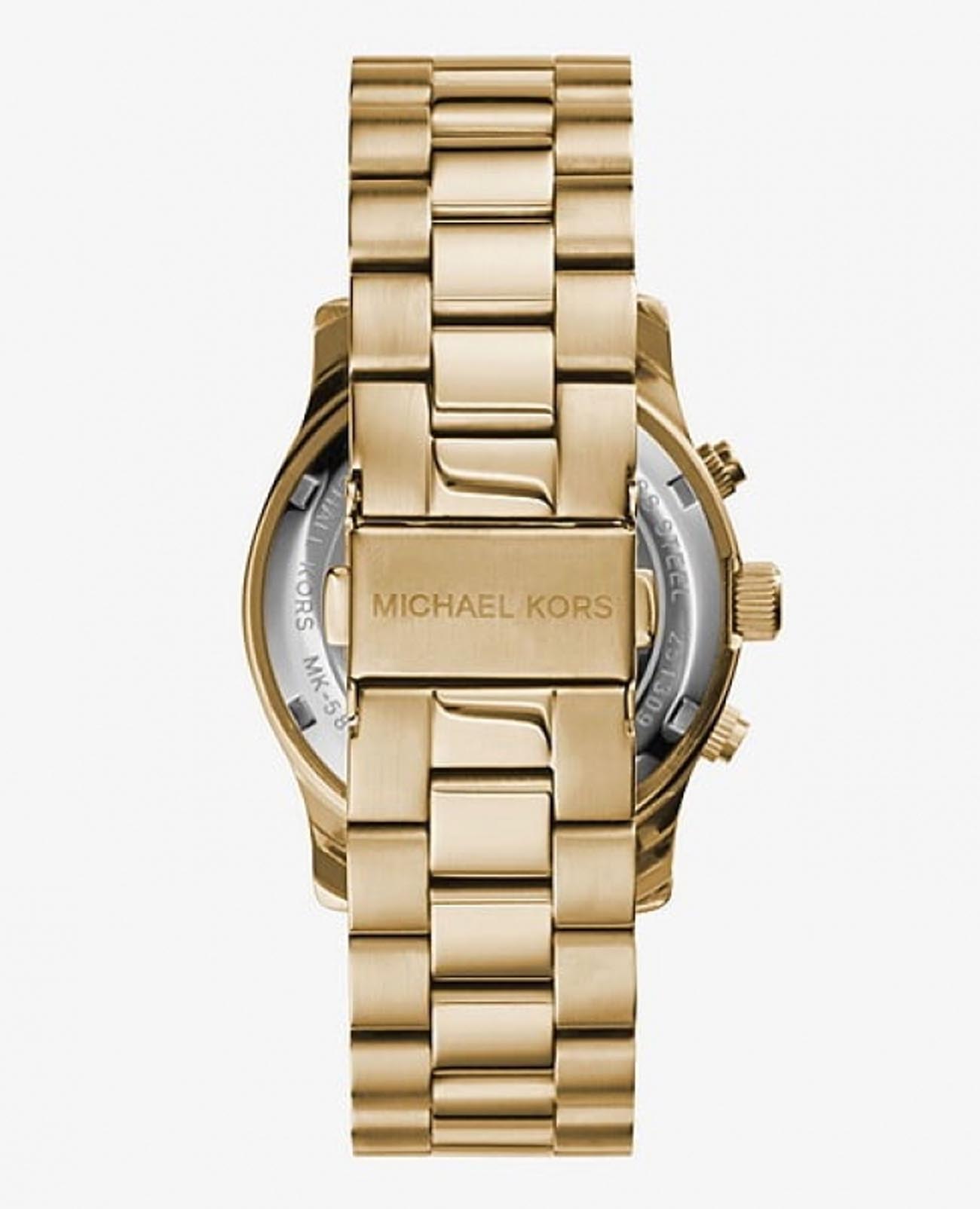 Michael Kors Michael Kors Hunger stop MK5815,  сша женские часы на браслете сталь c pvd покрытием боковой вид