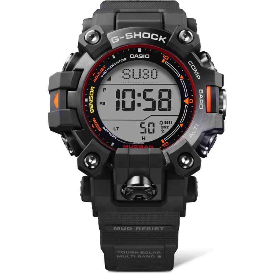 Casio Casio G-Shock GW-9500MEC-1DR (GW-9500MEC-1), g-shock япония мужские часы на браслете пластик боковой вид