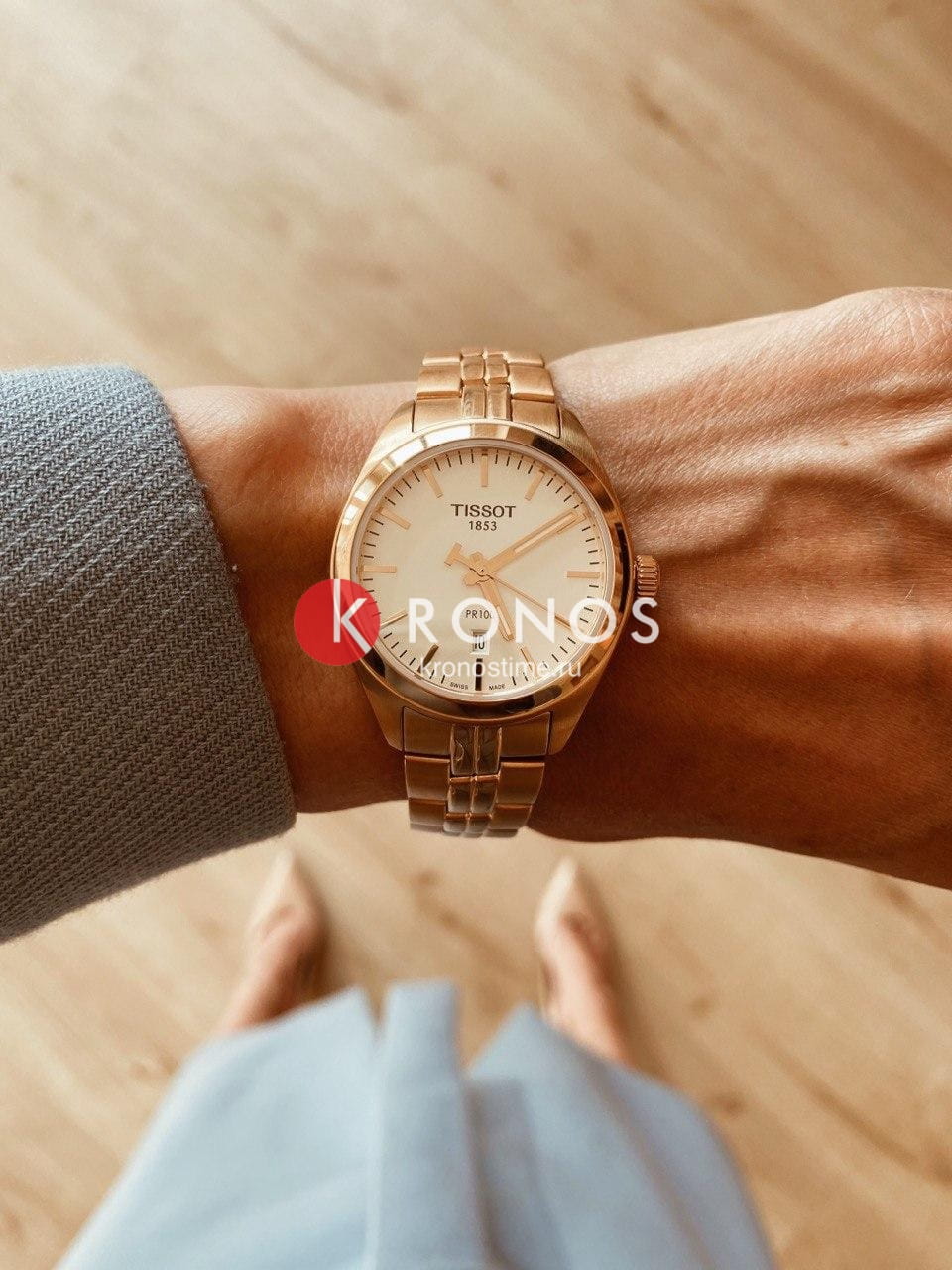 Tissot Tissot PR 100 Lady T101.210.33.031.01 PR 100 - задняя крышка сталь металл корпуса, швейцария часы