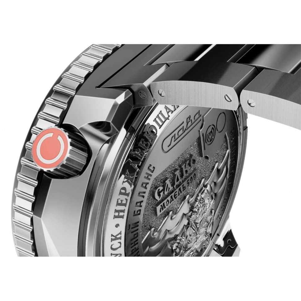 Слава Слава Садко 5007167/100-2427 мужские часы черный циферблат на запястье