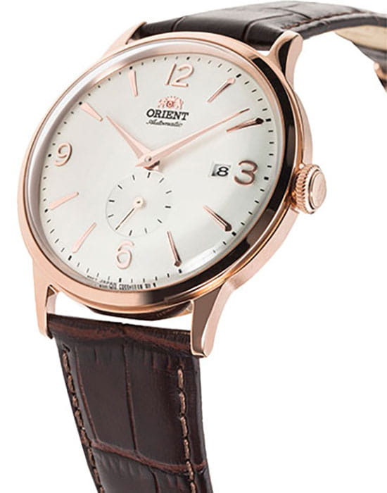 Orient Orient RA-AP0001S1 (RN-AP0001S), classic automatic япония мужские часы на браслете кожаный боковой вид